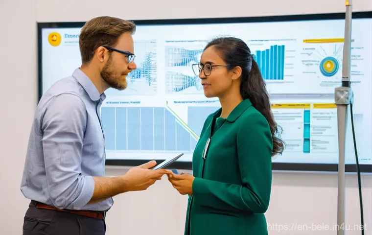 건축전기설비기사 연봉 협상 팁 - **Prompt:** A female electrical facility engineer, in her early 40s, sits poised and professional at...