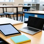 건축전기설비기사 학습 스케줄 작성법 - **Prompt:** A focused young adult, of diverse ethnicity, sits comfortably at a clean, well-lit desk,...